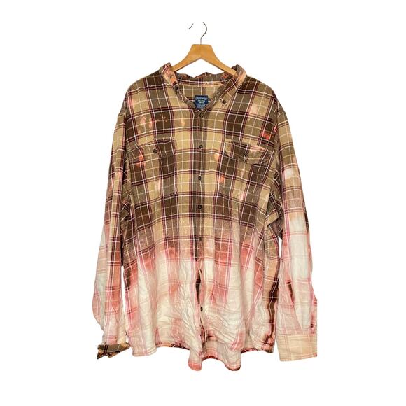 Up-cycled sublime band bleached flannel - Picture 7 of 7